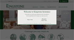 Desktop Screenshot of kingstoneinsurance.com