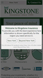 Mobile Screenshot of kingstoneinsurance.com