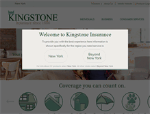 Tablet Screenshot of kingstoneinsurance.com